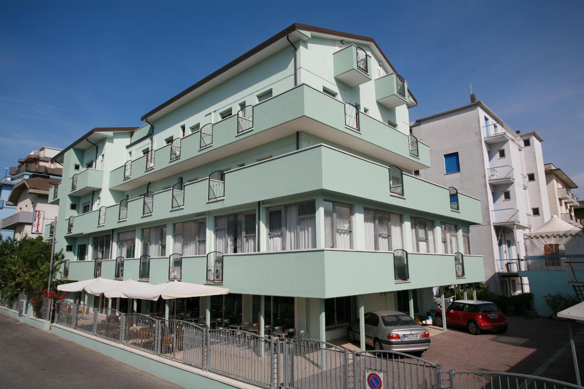 Hotel Letizia Rimini Kültér fotó